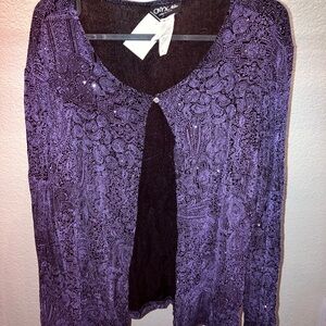 ONYX nite made in USA women’s over the dress jacket size L